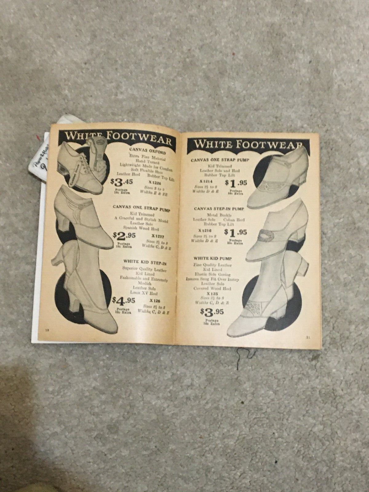 Vntg 1927 Anderson Shoe Co Men Women Shoes & Socks 52 Page Color Catalog Fashion
