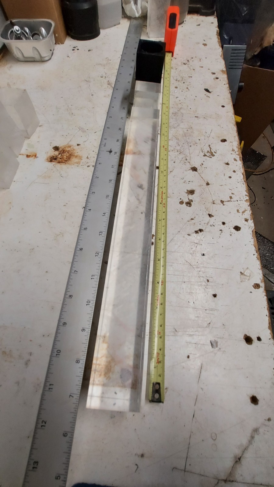 Plastic Scintillator, offcut, EJ200, for gamma radiation probe