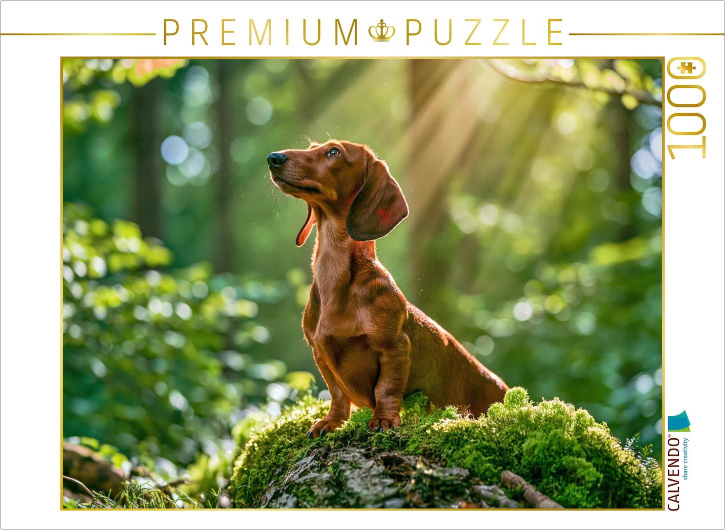 CALVENDO Puzzle Neugierig ins Glück | 1000 Teile Lege-Größe 64x48cm Foto-Puzzle