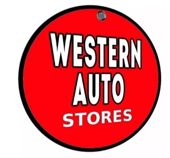 Western Auto Stores Nostalgic All Metal Sign • Top Quality Auto Parts Supplier
