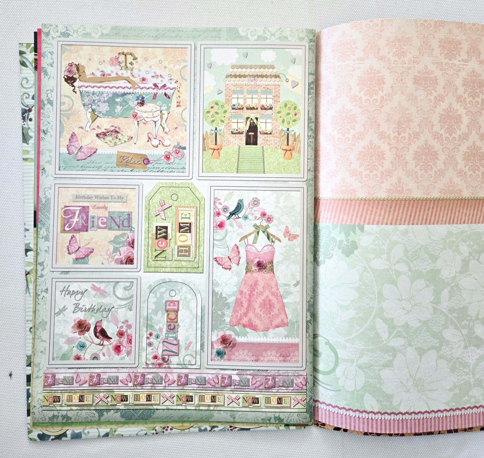 Creative Memories 2002 Page Patterns,32 Unbranded Pages w/Images