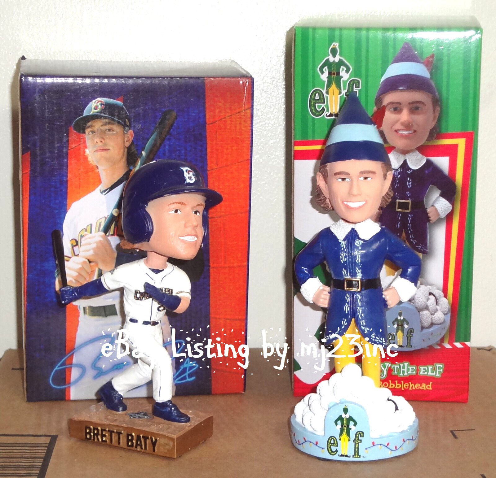 ROOKIE BRETT BATY ELF MOVIE BOBBLEHEAD BROOKLYN CYCLONES SGA NEW YORK METS MiLB