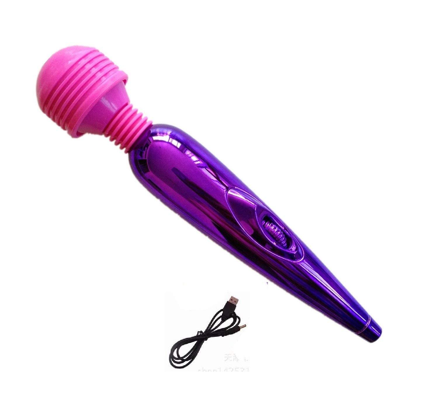 Full Body Massager Handel Back Foot Adjust Speed Vibe Toy Wireless Usb Recharge