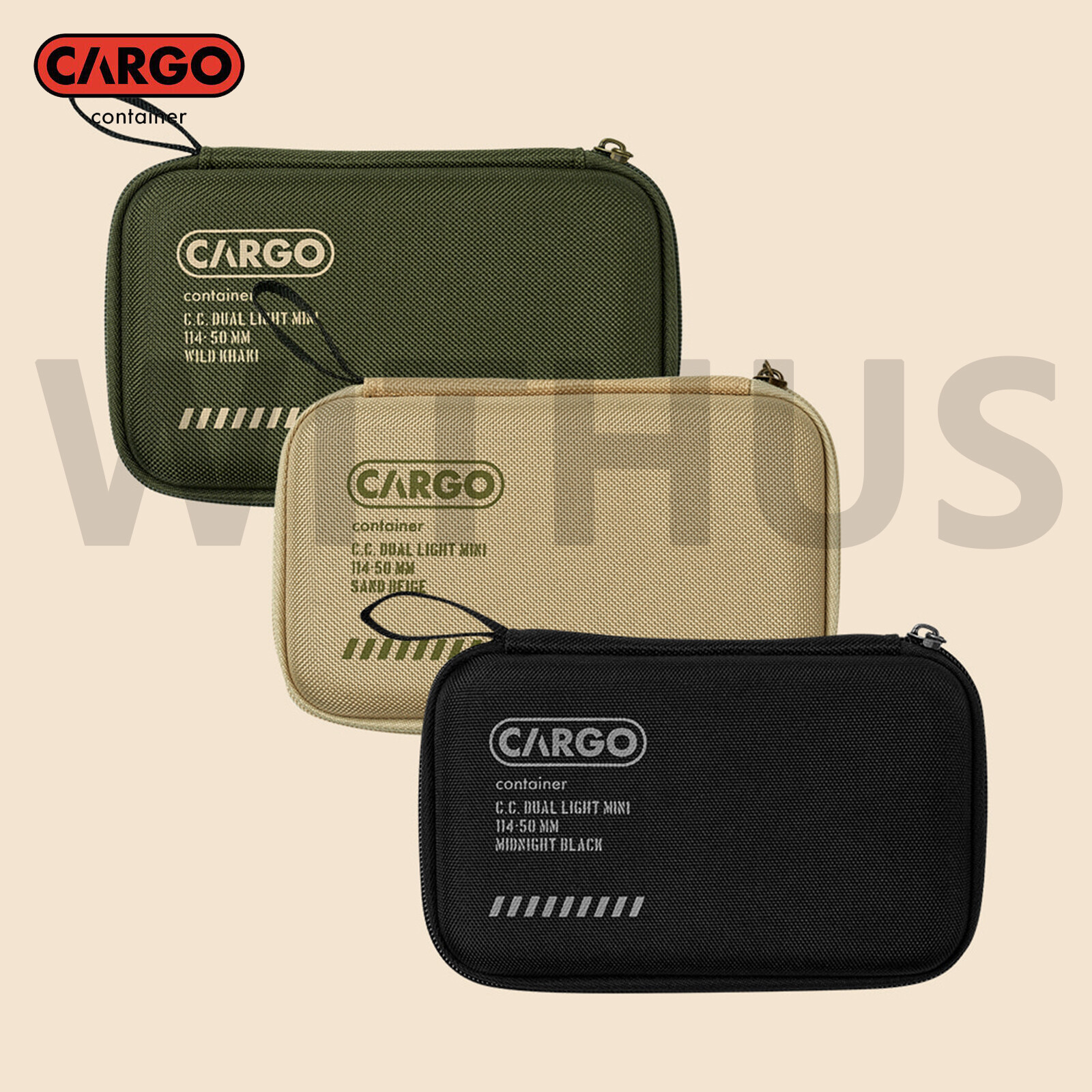 CARGO CONTAINER Dual Light Mini LED Lantern Camping Oudoor - 4colors