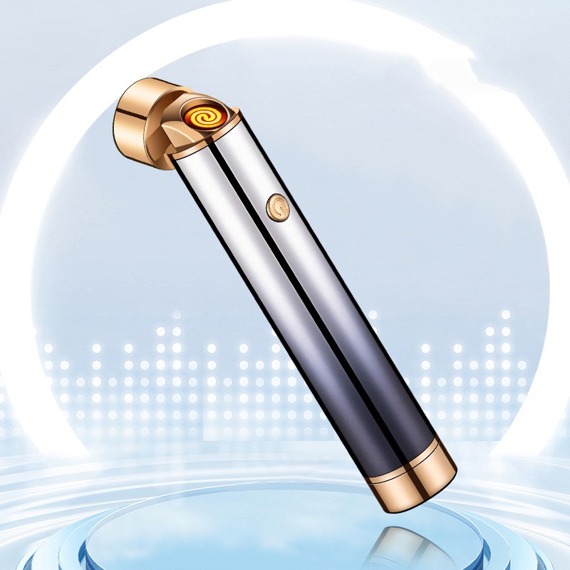 Lighter Rechargeable Plasma Windproof USB Electric Flameless Dual Arc Cigarette
