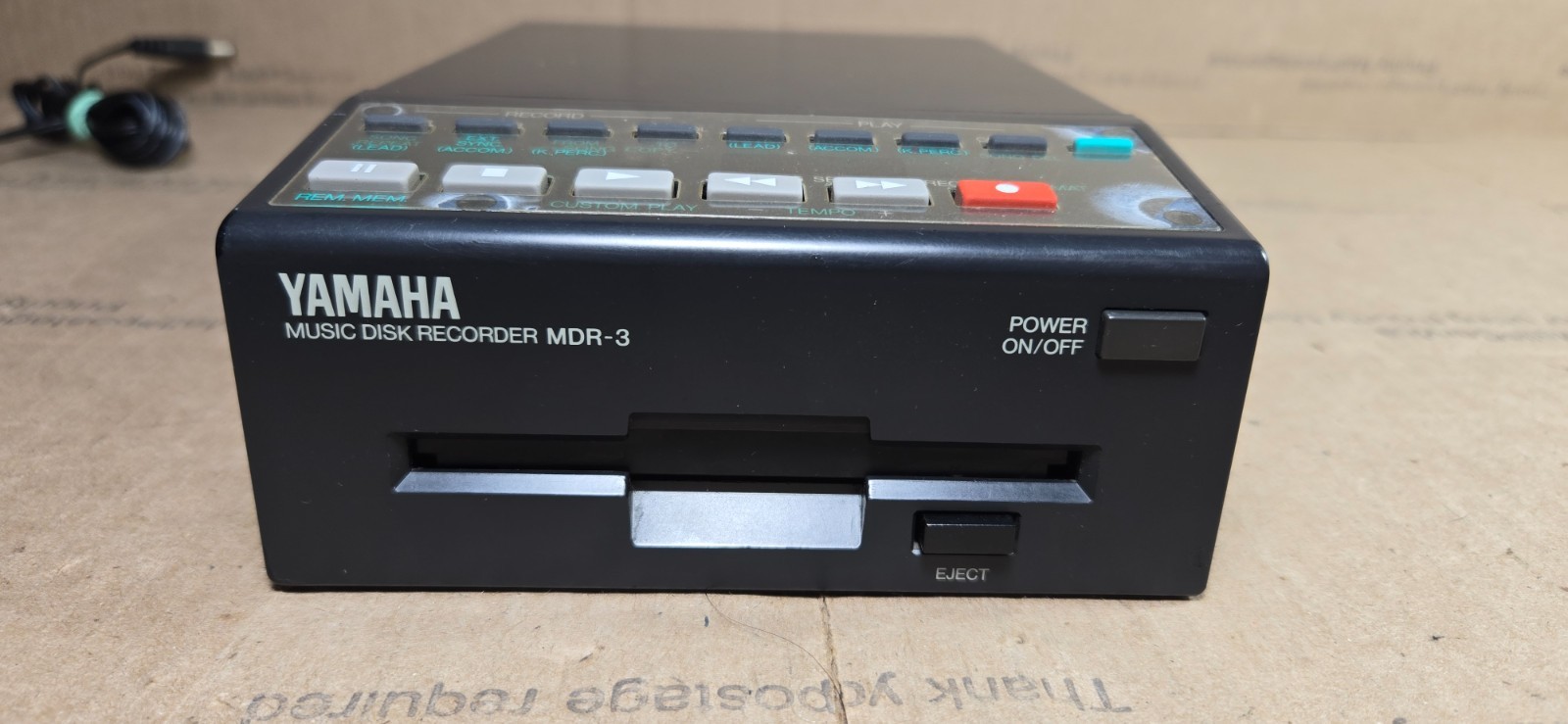 YAMAHA ELECTONE PARTS: Yamaha MDR-3 - UNTESTED - Powers On - Parts or Repair