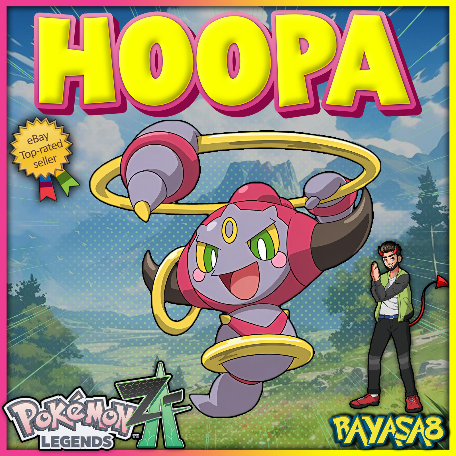 🔥 Hoopa Mythical Legendary Pokemon Legends ZA  Best Stats 🌟