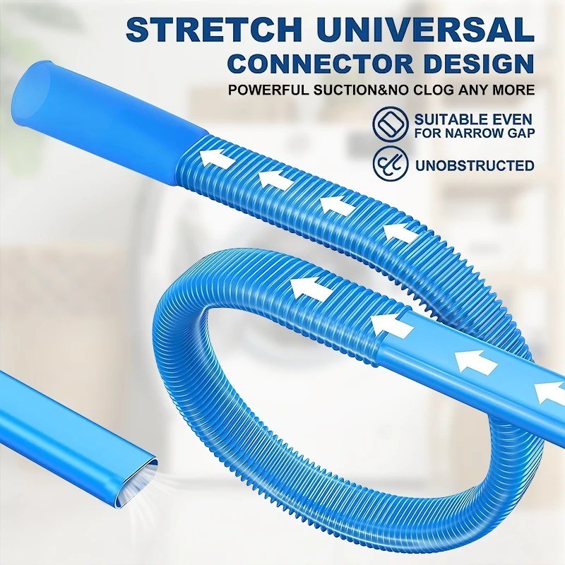 1pcs Upgraded Dryer Vent Cleaner Kit: Universal Vacuum Hose Attachment for Lint