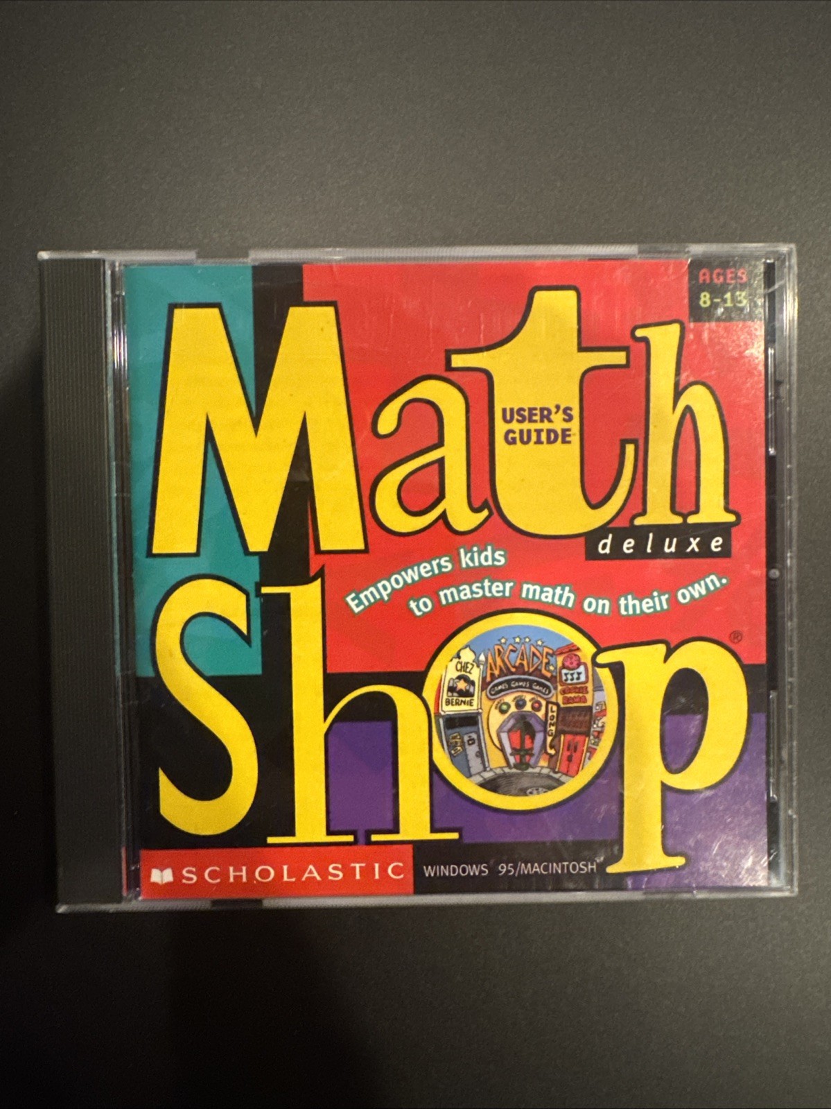 Math Shop Deluxe PC Scholastic Educational Kids Software