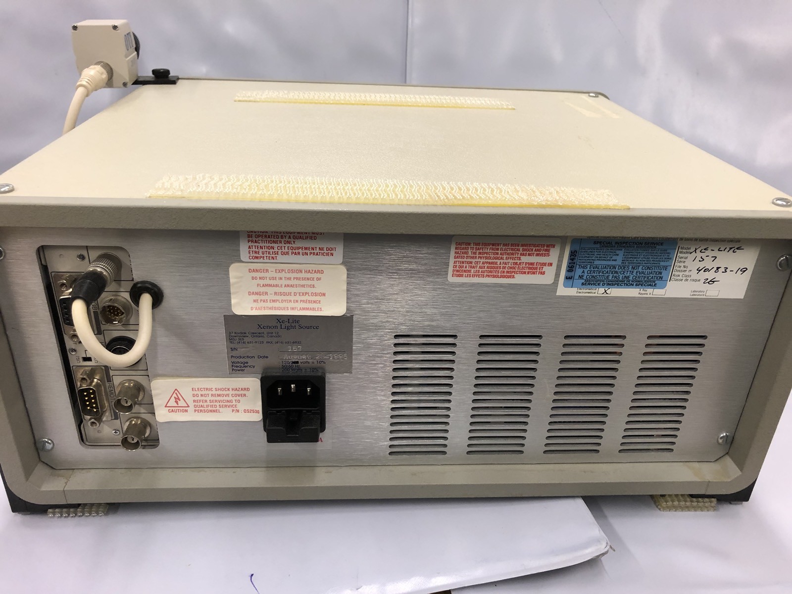 OTI Ophthalmic Technologies XE-Lite Xenon Light Source