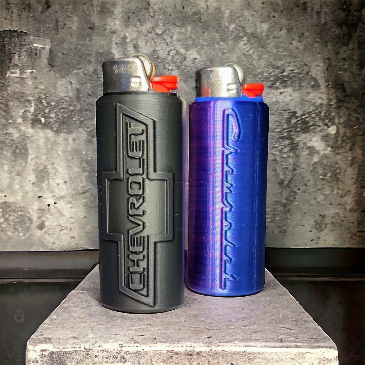 BIC Chevrolet - Chevy Emblem 3D Printed Lighter Case Sleeve Cover Holder Gift
