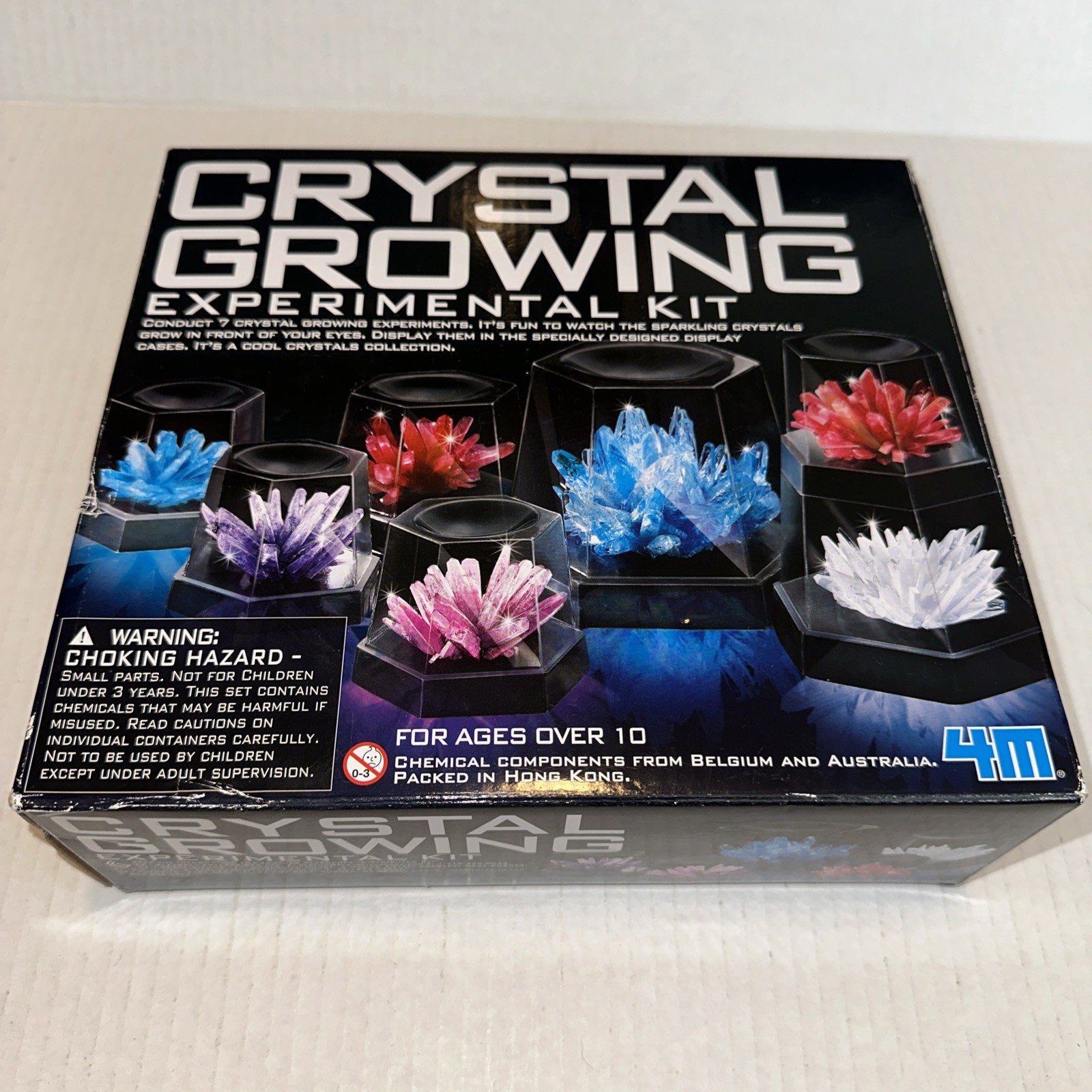4M Crystal Growing Experiment Kit (5557) Open Box All Part Appear To Be Present