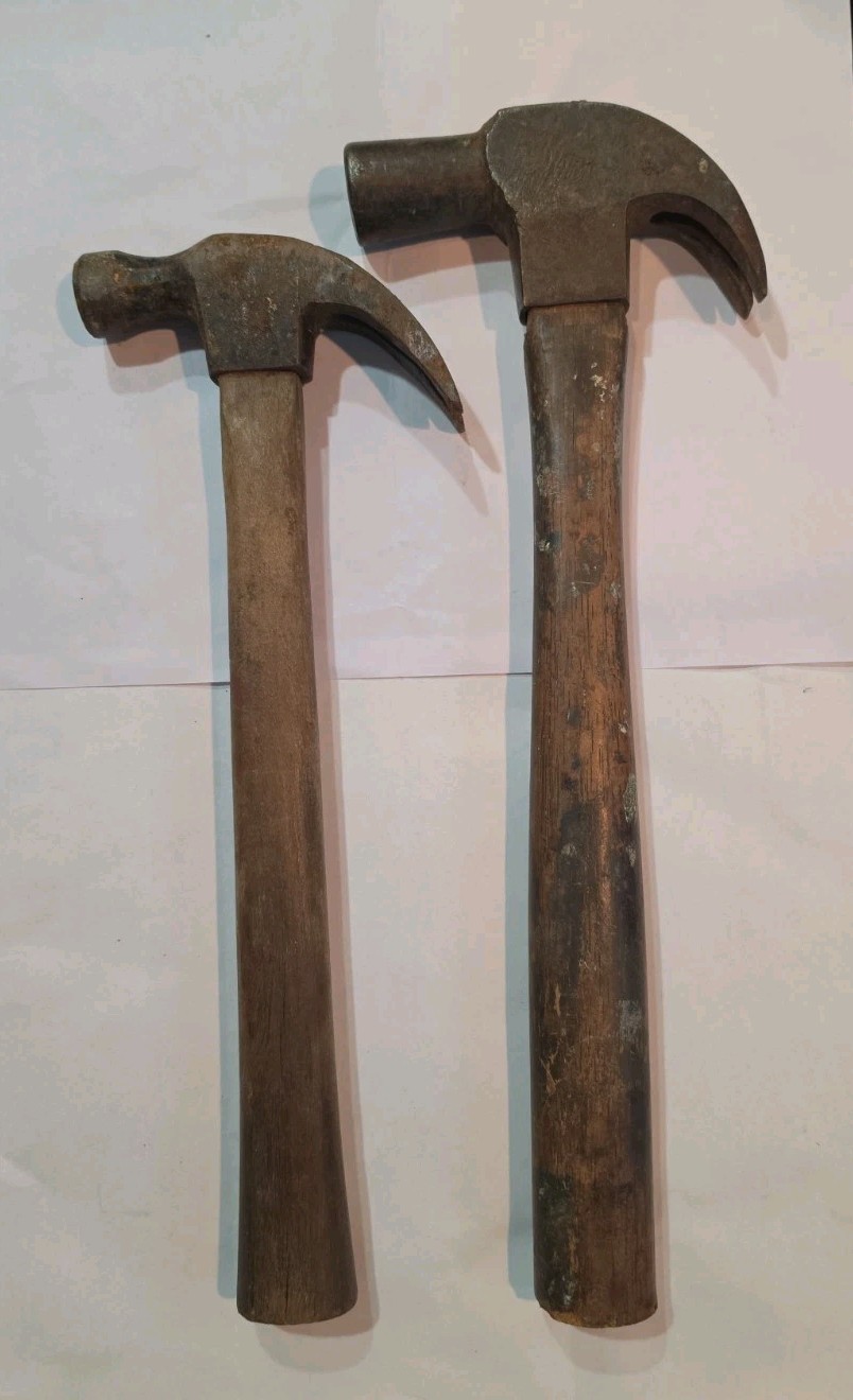 Lot Of 2 Unique Antique Claw Foot Hammers