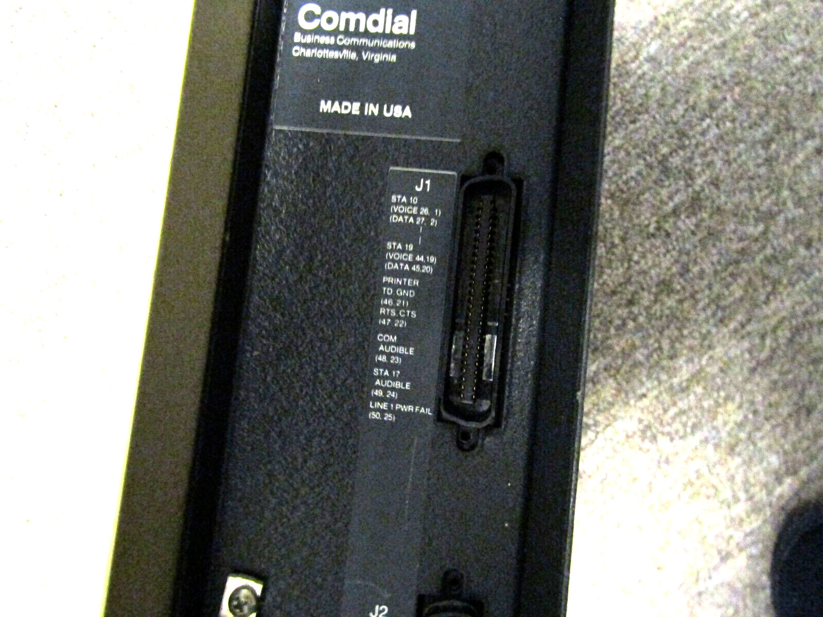 Comdial Executech Model 616BKSU 6 LINES Station Phone System made in USA