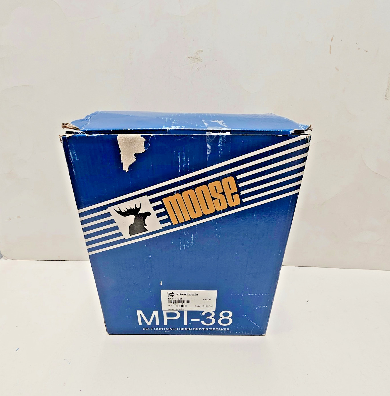 Moose Interlogix MPI-38 Self Contained Siren Driver/Speaker NEW Open Old Stock