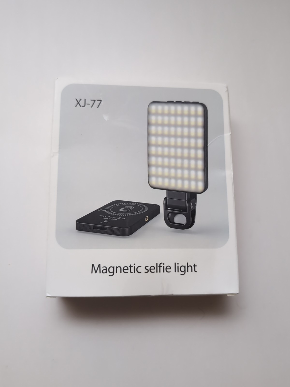 Selfie Light, Rechargeable Magnetic Clip Light for Video Conference | 128 Por...