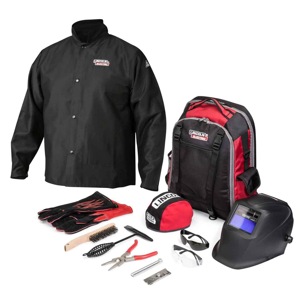 Lincoln Electric K4590 Introductory Education Welding Gear Ready-Pak X-Large