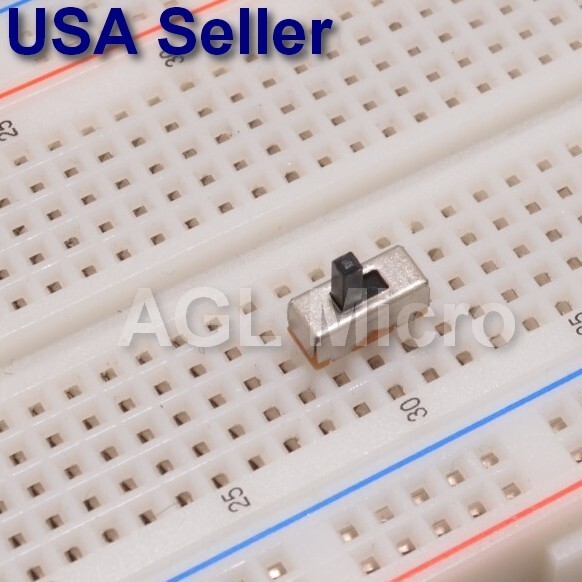 Slide Switch 2 Position SPDT 3Pin PCB Panel Mini Micro 15PCS