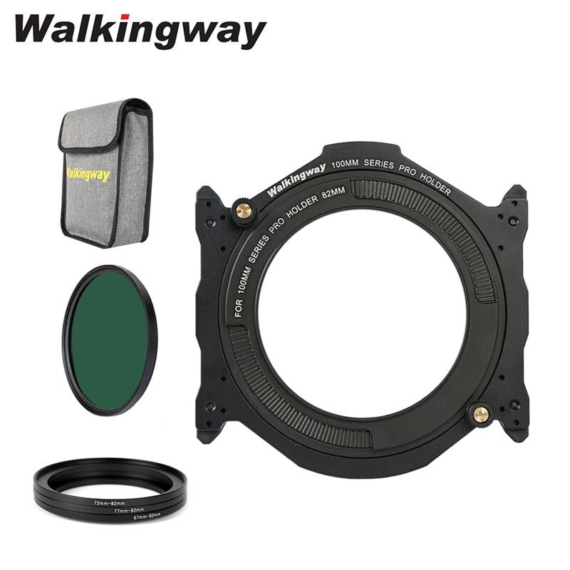 100mm V8 Filter Holder kit 67 72 77 82mm Adapter with MC-CPL for Square filter