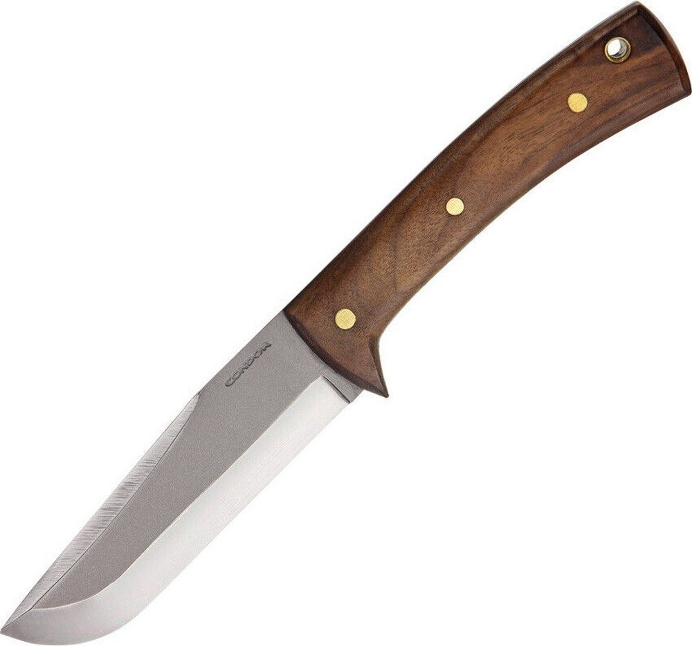 Condor Stratos Fixed Knife High Carbonz 1075 Steel Blade Brown Wood - CTK2295HC