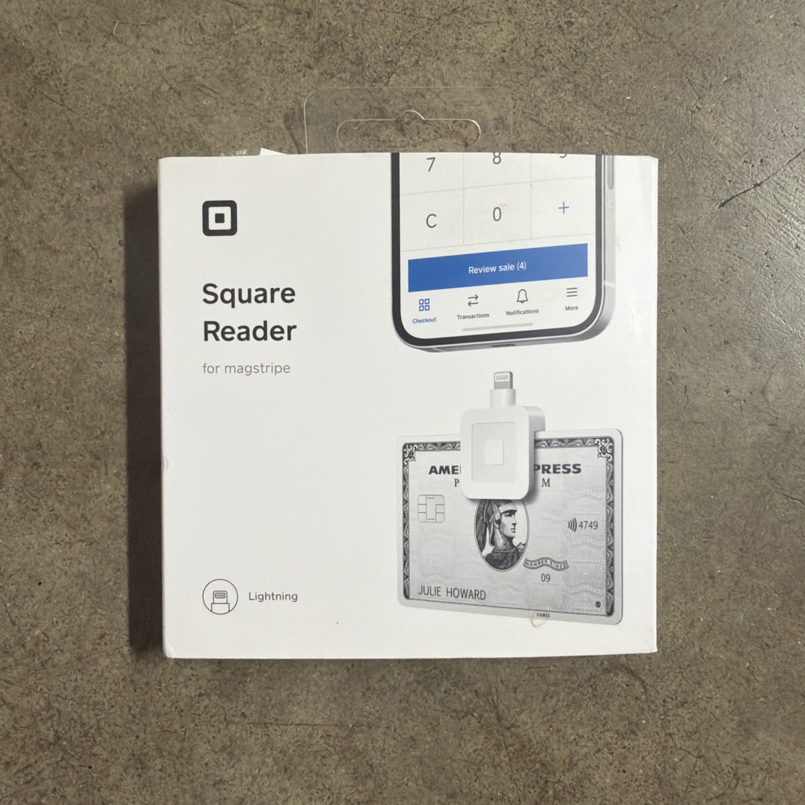 Square  A-SKU-0523 Reader for Magstripe Lightning Connector