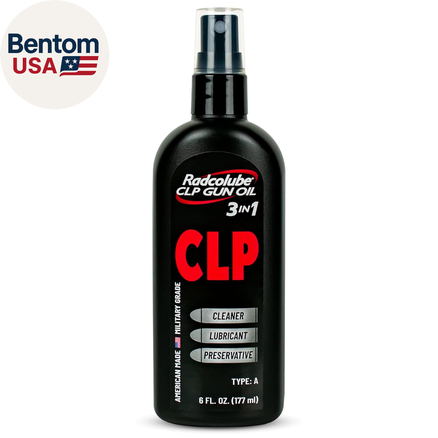 - 3-In-1 CLP Gun Oil, Lubricates & Preserves All Types of Firearms, Military-Gra