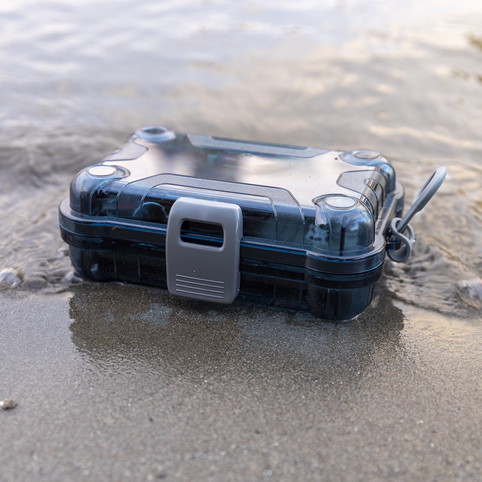Outdoor Products Small Watertight Dry Box, Blue Polycarbonate, Solid Print