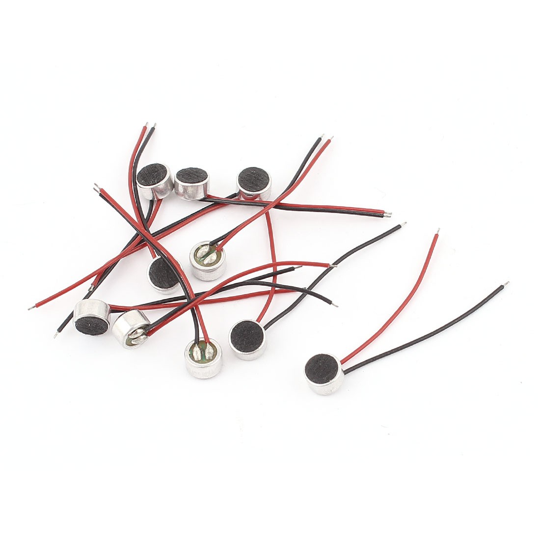 10 Pack 6mm x 3.5mm Mini Electret Microphone Condenser Pickup w Lead
