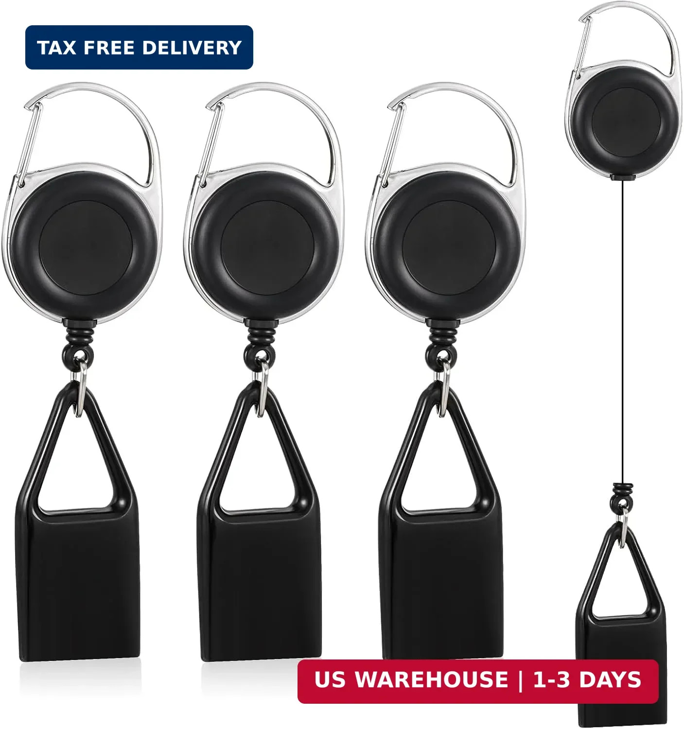 4 PCS Lighter Leash, Retractable Pants Lighter Clip, Anti Lost Lighters Cover Co