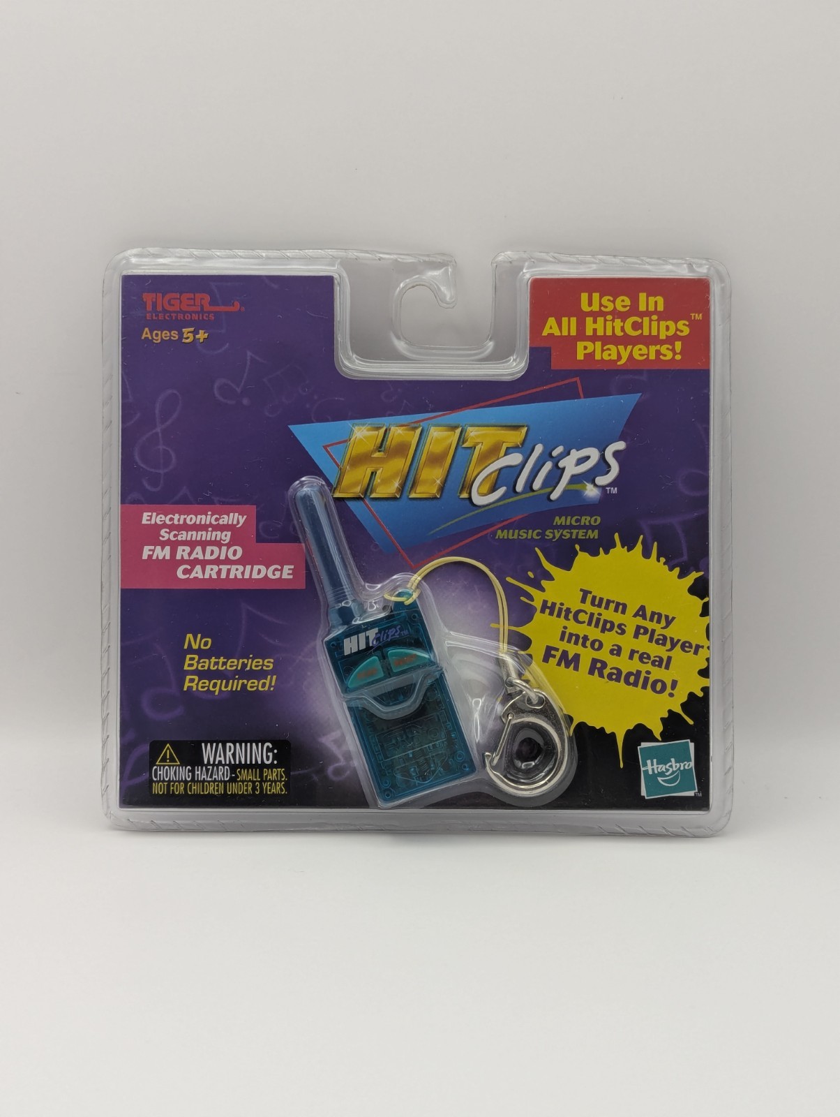2001 Hasbro Tiger Electronics Hit Clips FM Radio Cartridge