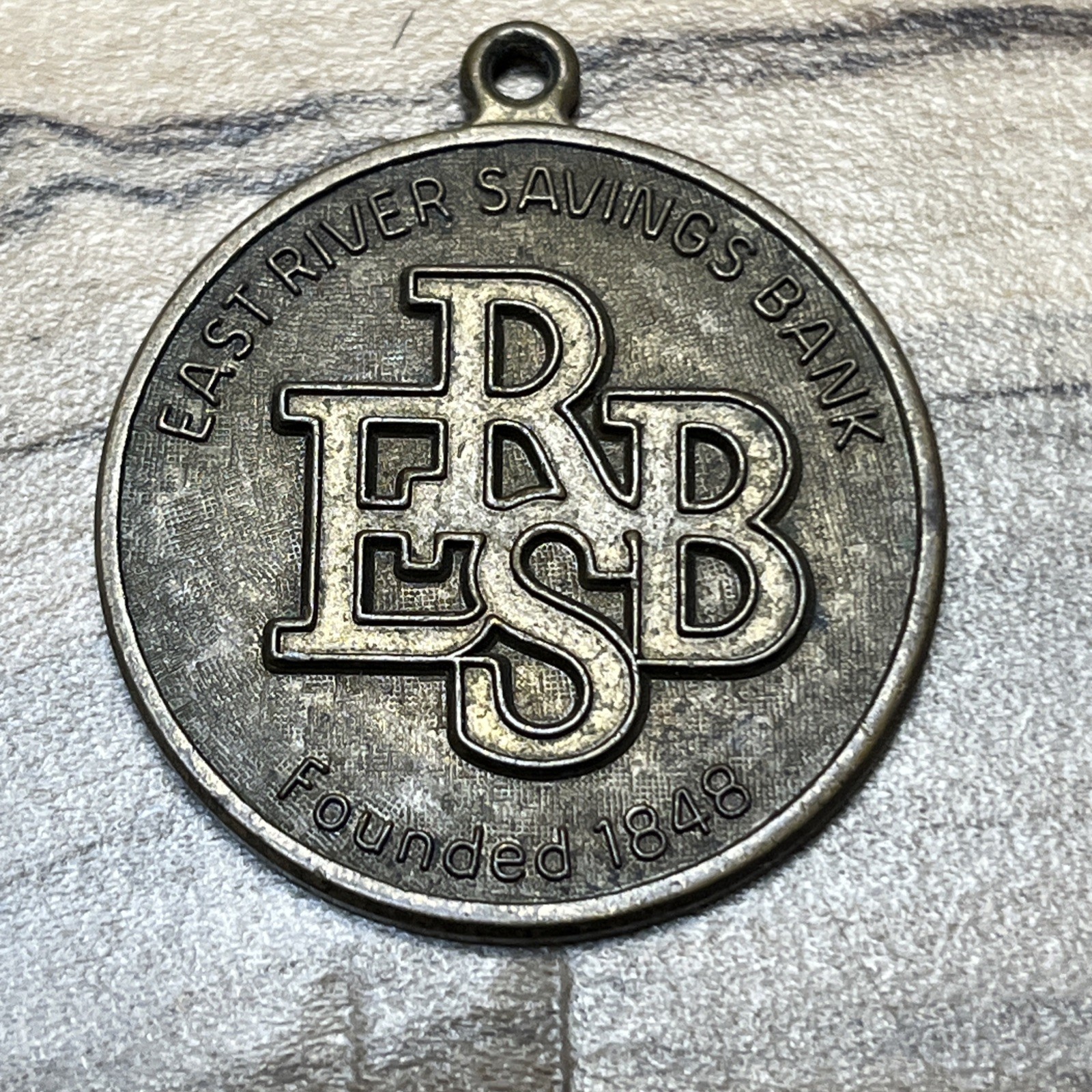 East River Savings Bank New York, N. Y. Key Fob *C623