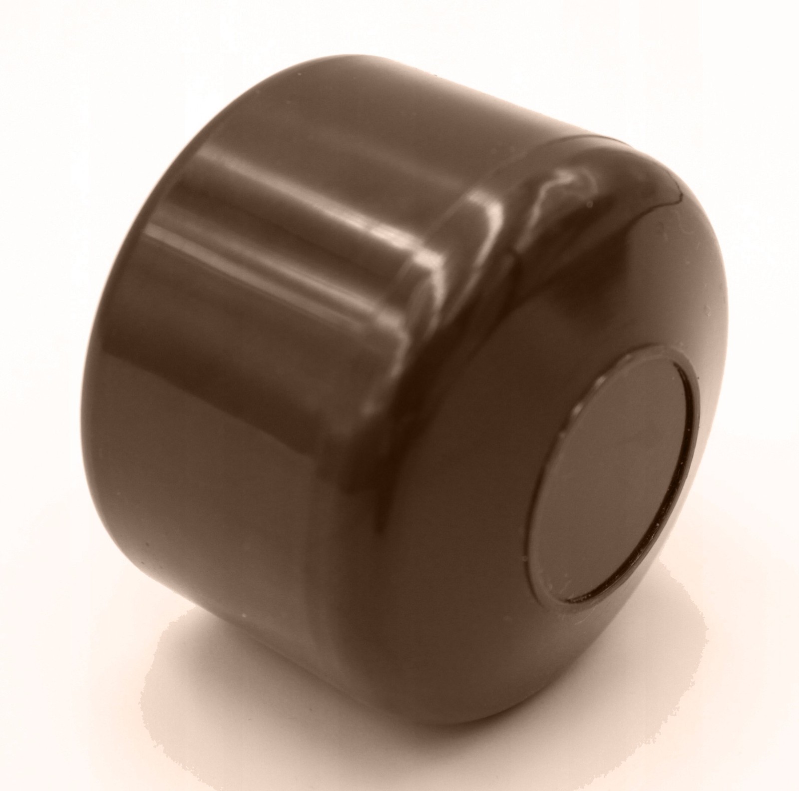 Fence Post Cap round 42mm Fence Caps Brown - Post Cap Pyramid Round