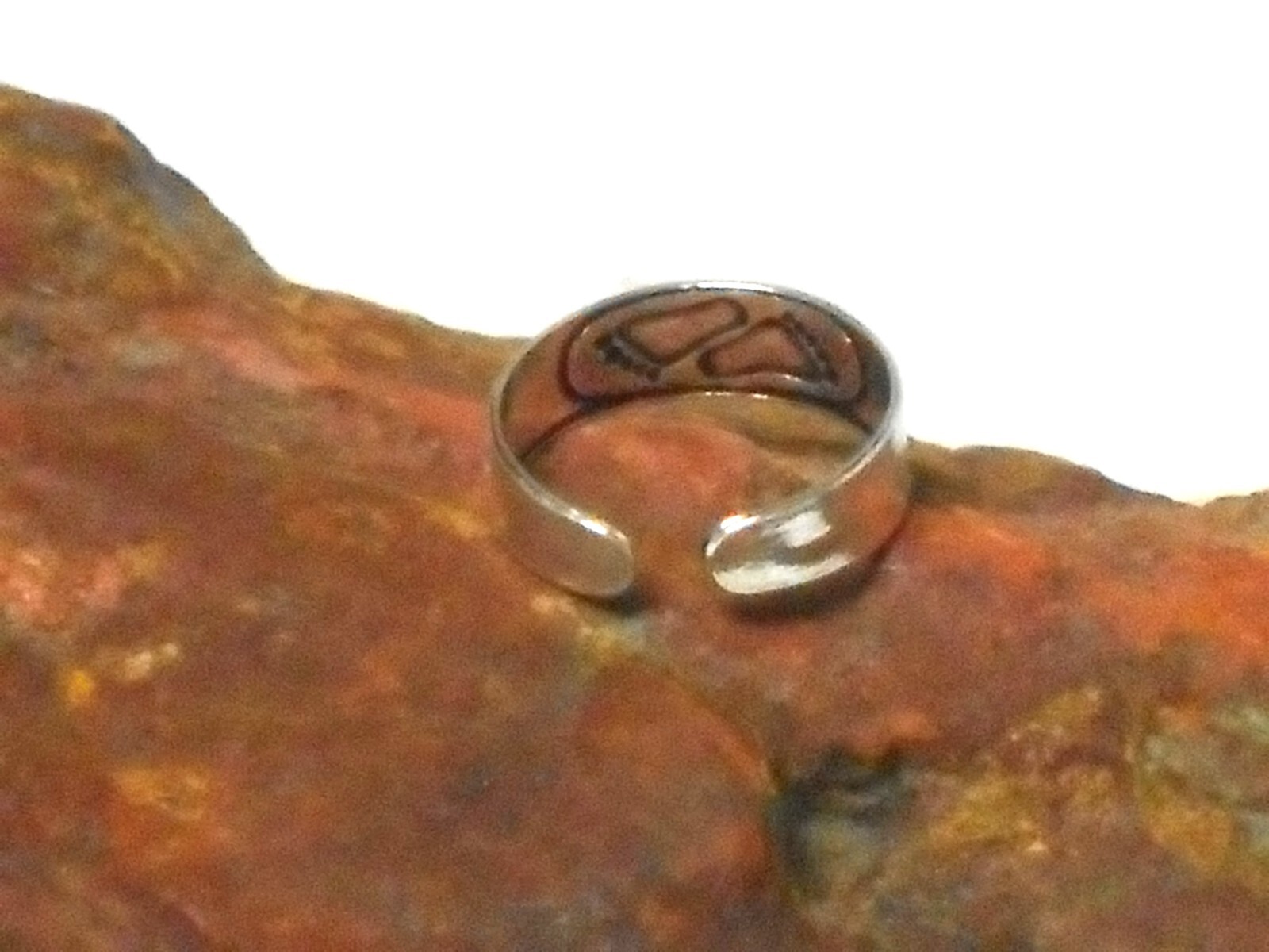 Adjustable TOE RING Sterling Silver 925 - Gift Boxed