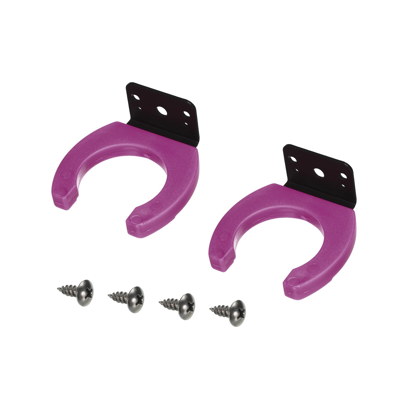Microphone Holders Wall Mounted Mic Holder Microphone Hook Stands Purple 2 Pack