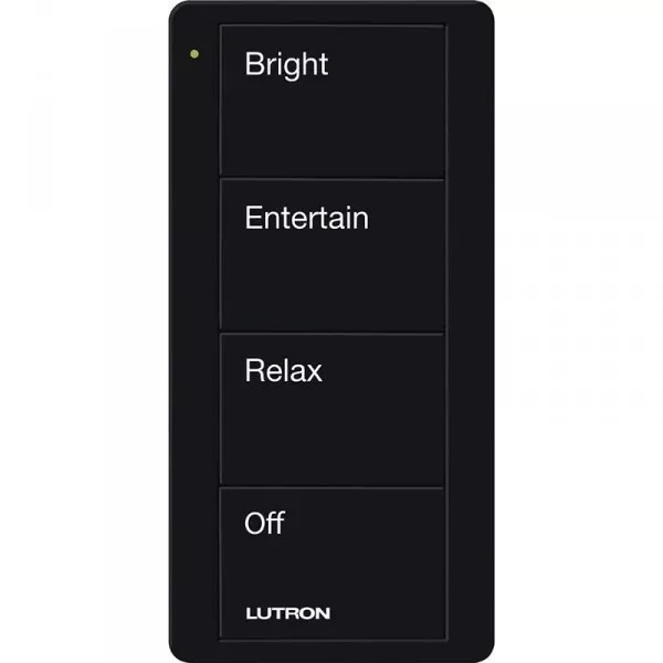 Lutron Pico Wireless Control - 4-Button ANTHING  Scene - Black - PJ2-4B-GBL-P03
