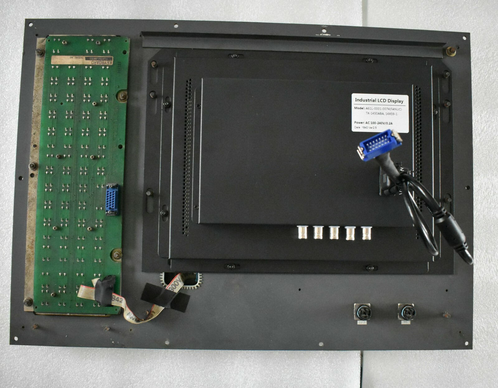 PLUG AND PLAY LCD REPLACEMENT FOR FANUC A61L-0001-0074 CRT ON 6M 6T 11M 11T