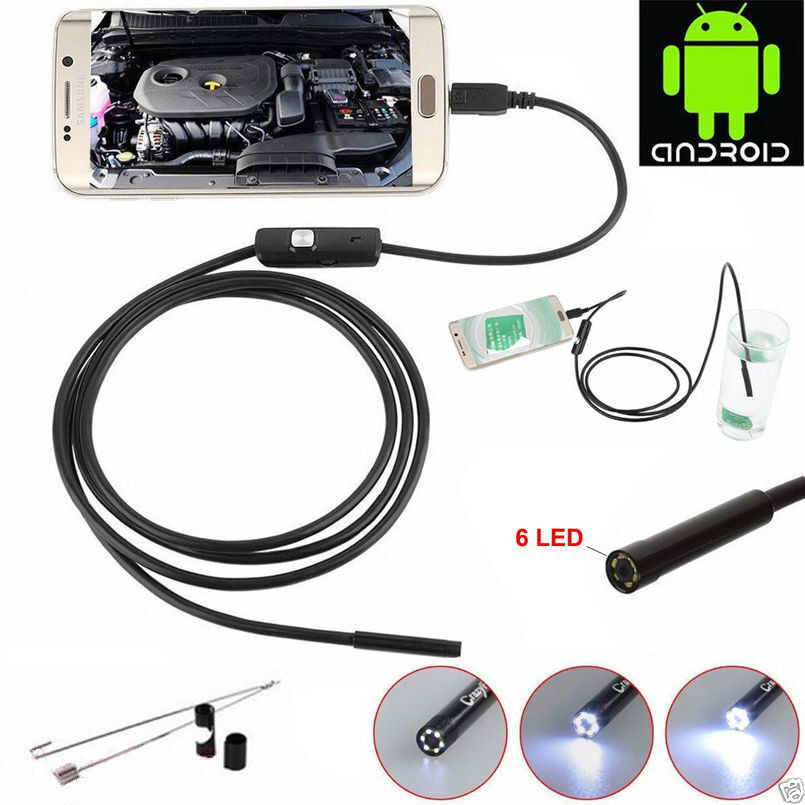 USB-C/A Micro 3in1 Endoscope Waterproof Cam Snake Camera Fits All Android Phones