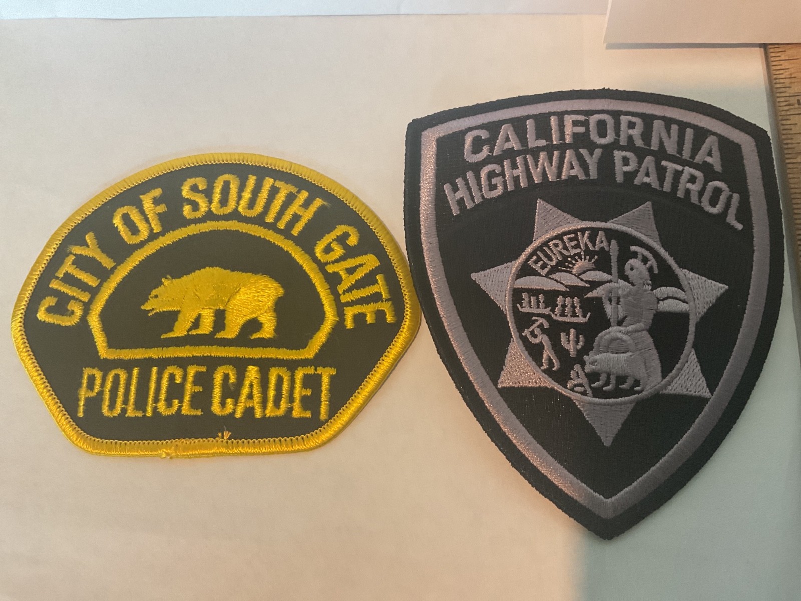 City Of South Gate Police Cadet and  California Highway Patrol Set / Tracking