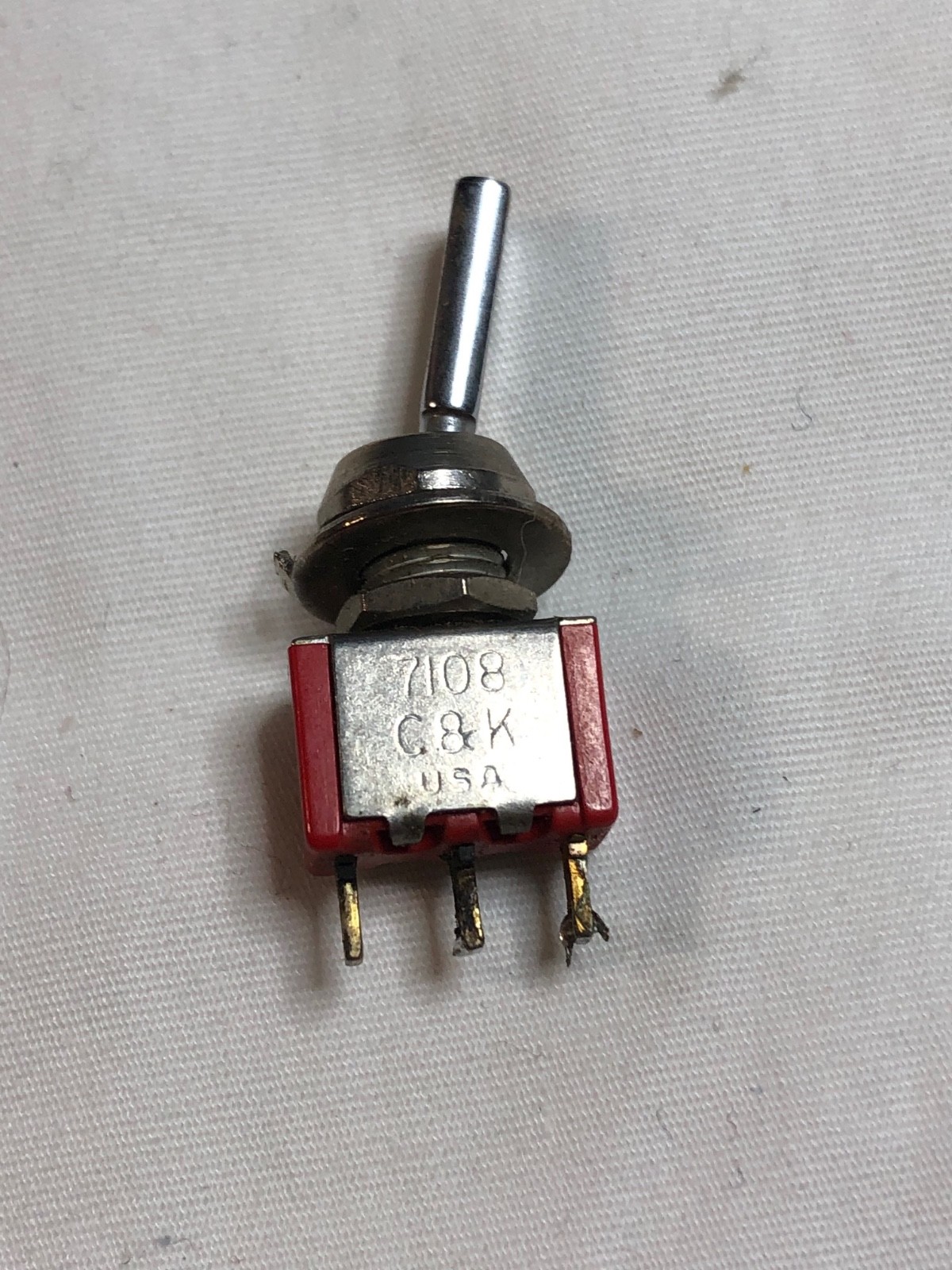 Switch, C-K Switch 7108 SPDT 5A@115V