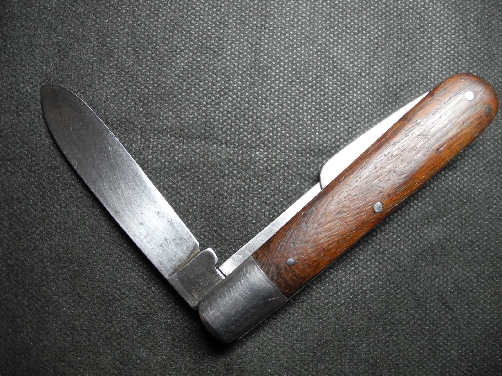 WW2 folding pocket knife "BAYER" "Dreiturm Solingen" of a Wehrmacht soldier