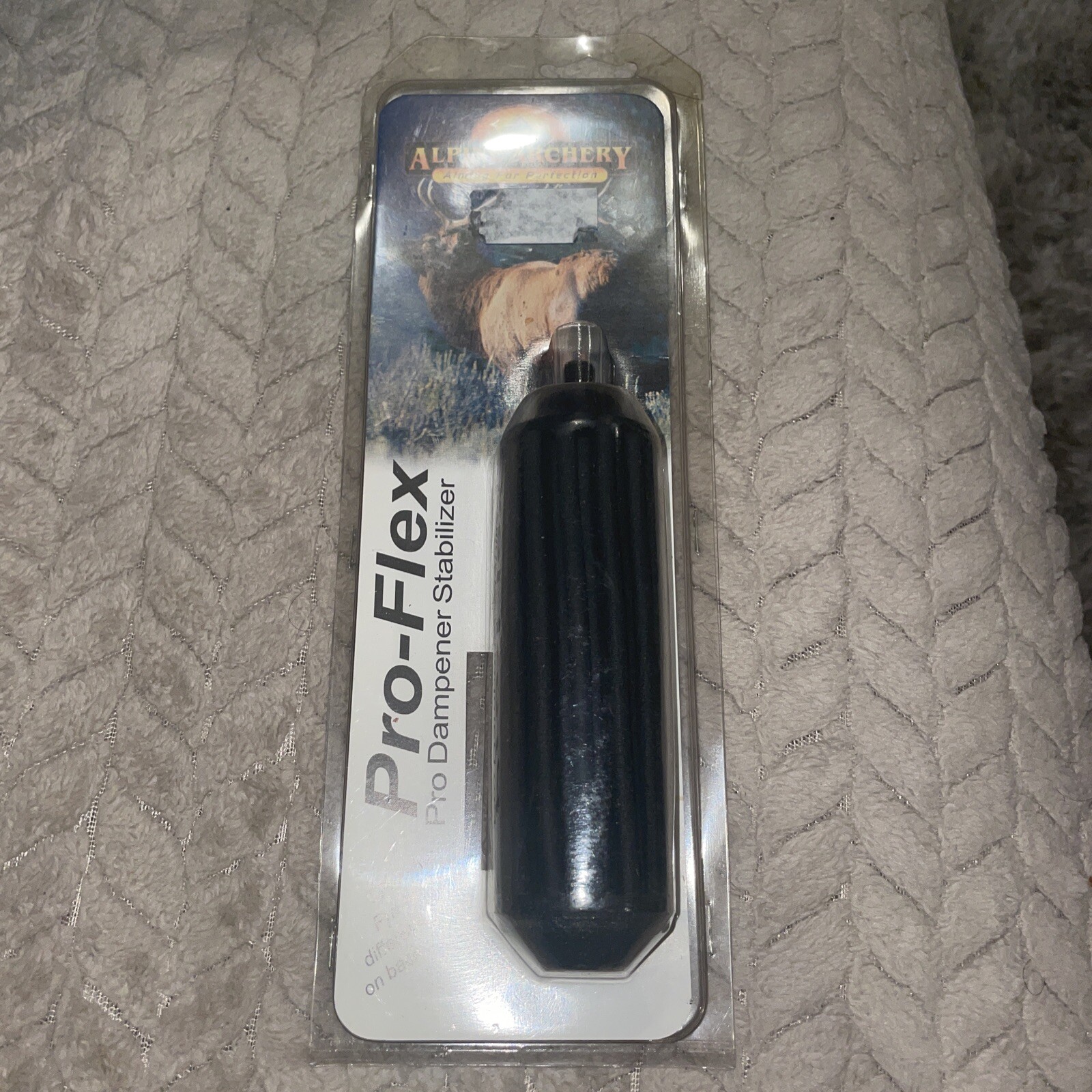 Alpine Archery Pro-Flex Pro Dampener Stabilizer 5"  New in Package  Black