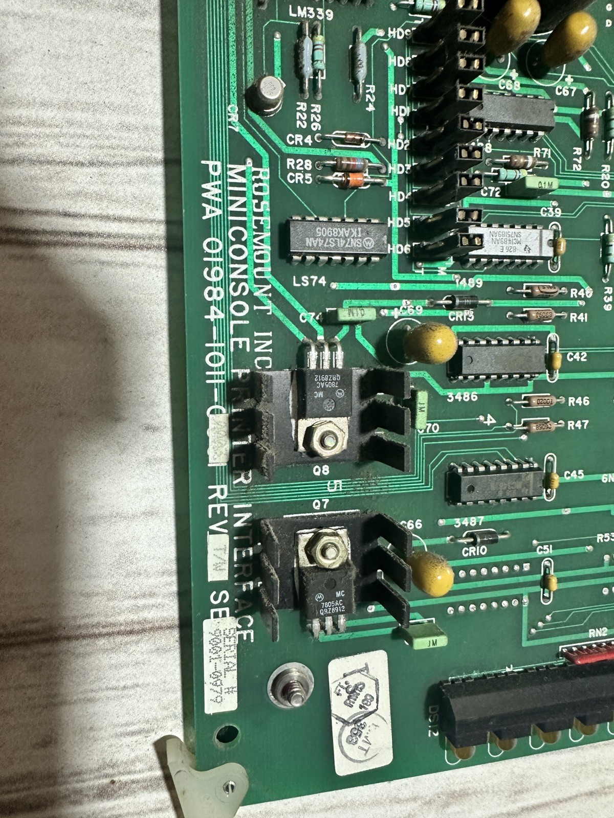 RS3 Printer Interface card (01984-1011-0003)