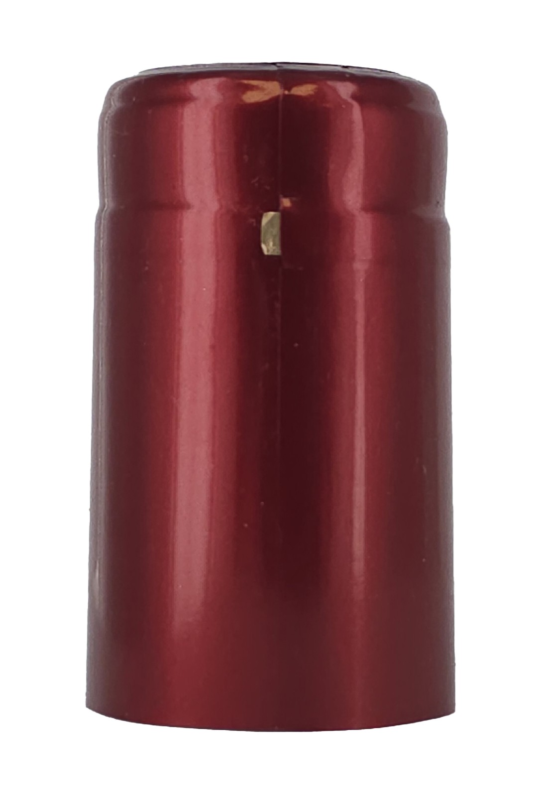 PVC Heat Shrink Capsules W/Tear Tabs-60 Count(Metallic Solid Ruby Red)