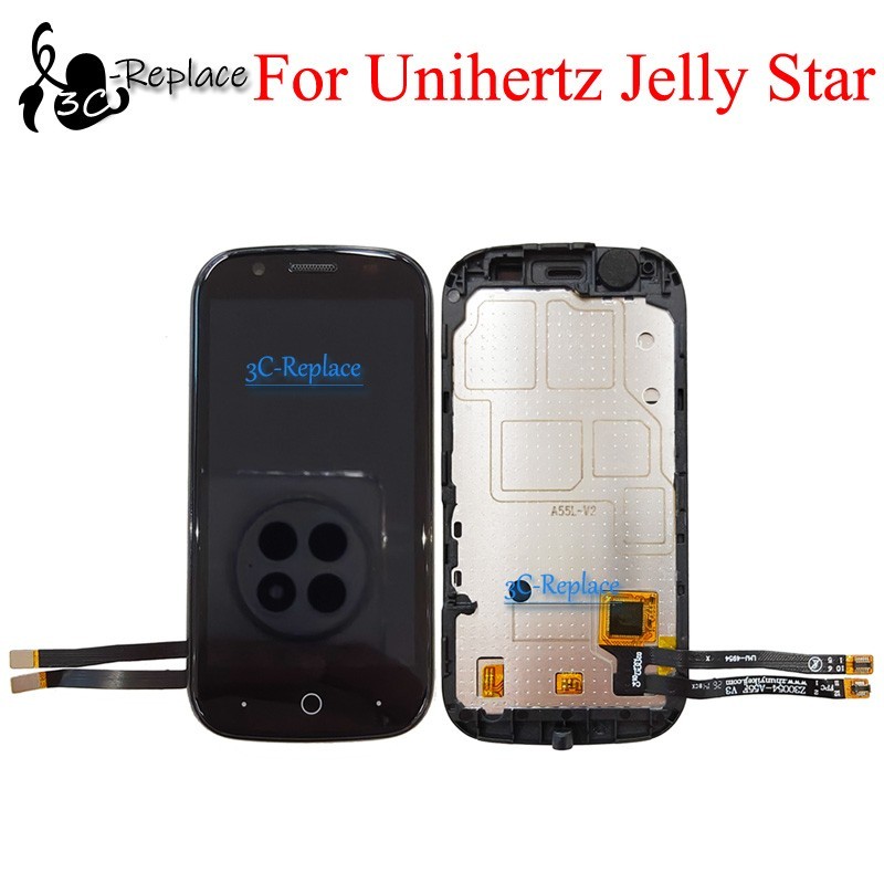 3.0 Inch For Unihertz Jelly Star LCD Display Touch Screen Digitizer Assembly