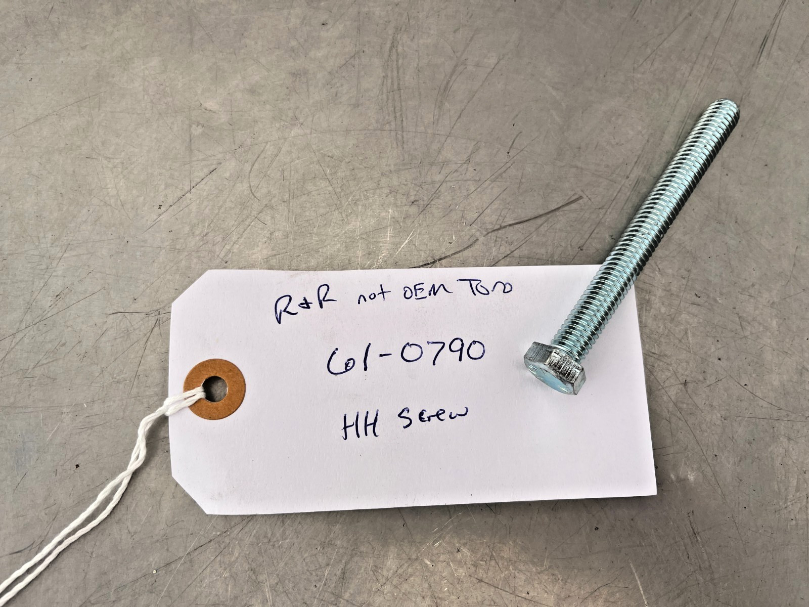 61-0790  Toro   R & R Products   HH SCREW  QTY of 6 Screws  610790