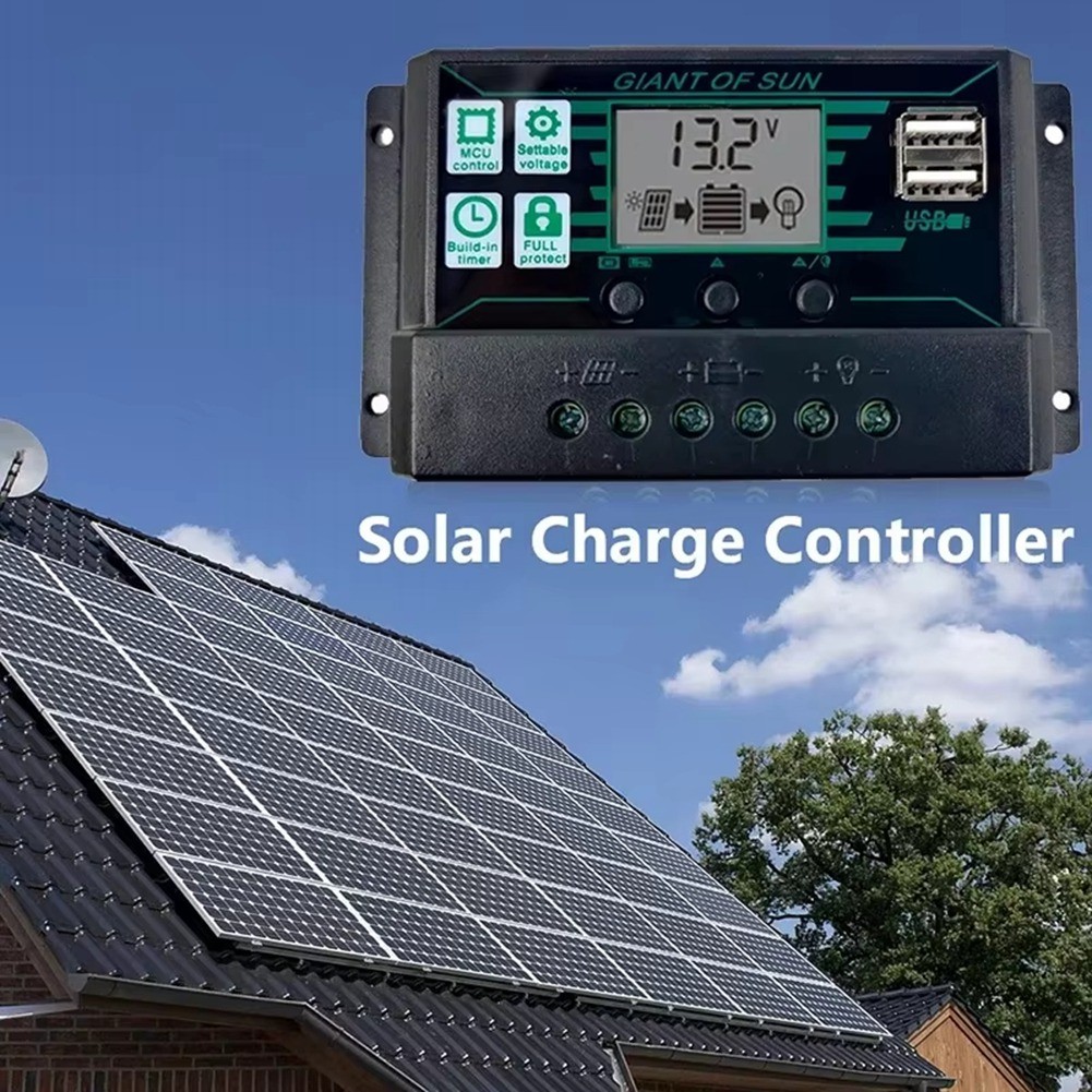 Solar Controller 12V 24V Solar Panel PV Controller for Lifepo4 Lithium GEL8365