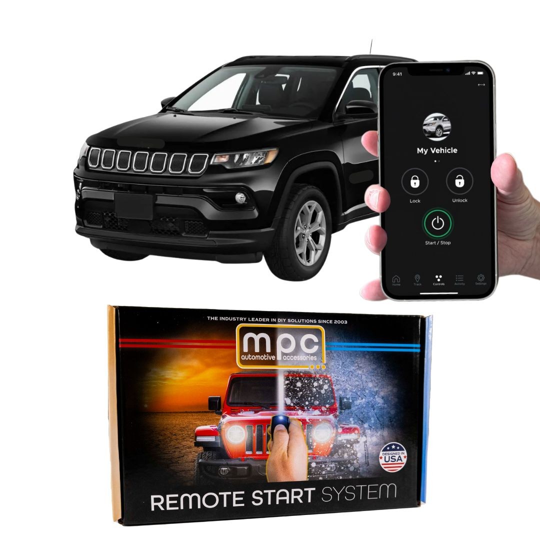 Smartphone or Key Fob Activated Remote Start For 2019-2025 Jeep Compass