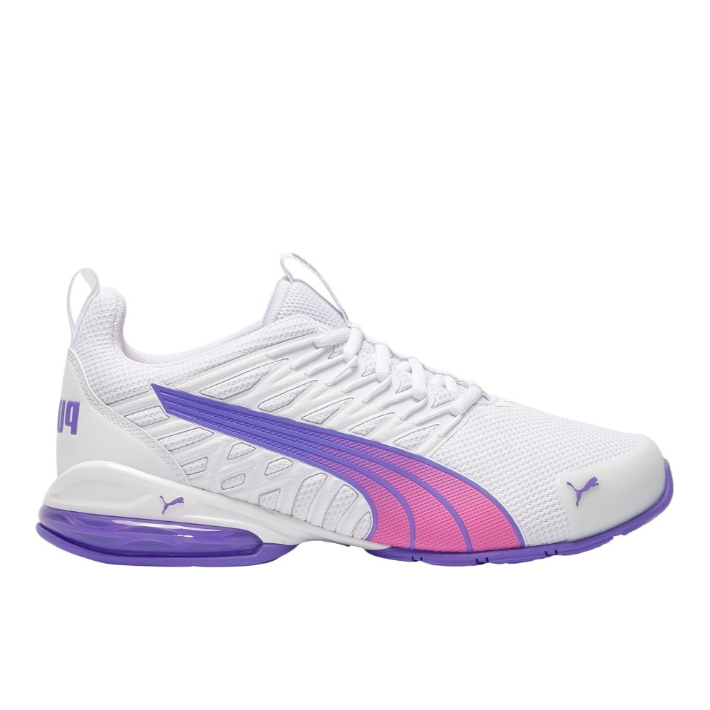 PUMA Voltaic Evo Fs Fade Lace Up  Womens White Sneakers Casual Shoes 31119801
