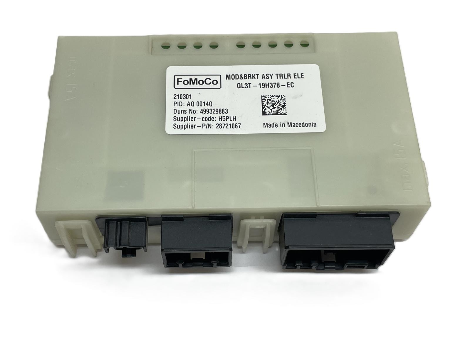 2021 FORD F250SD Trailer Control Module OEM GL3T-19H378-EC Towing Control