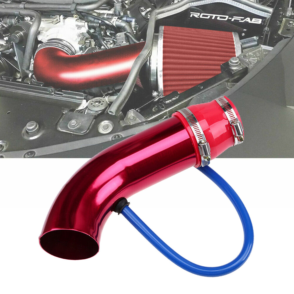 Universal Cold Air Intake Induction Filter Kit Pipe Power Flow Hose System